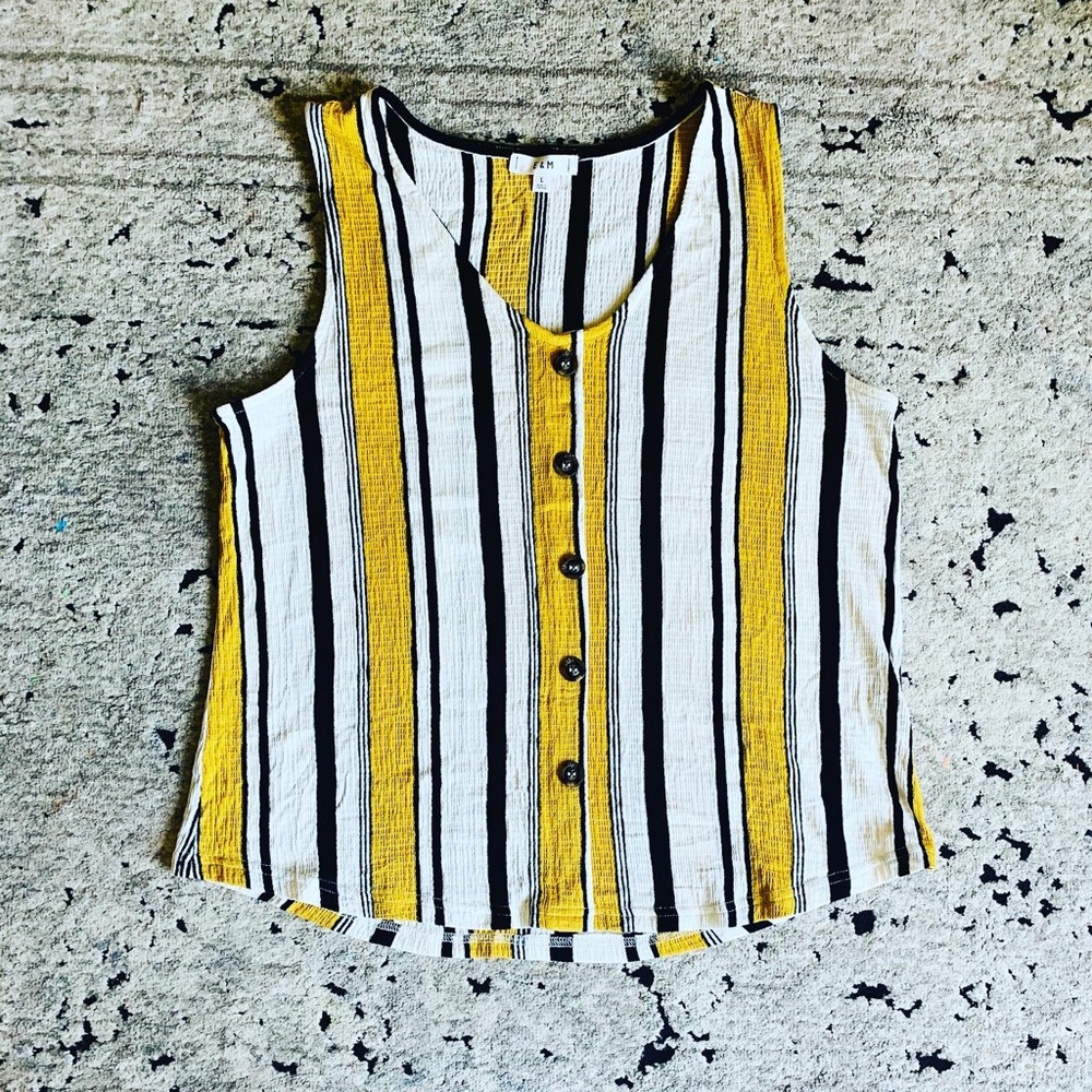 Striped Henley Top